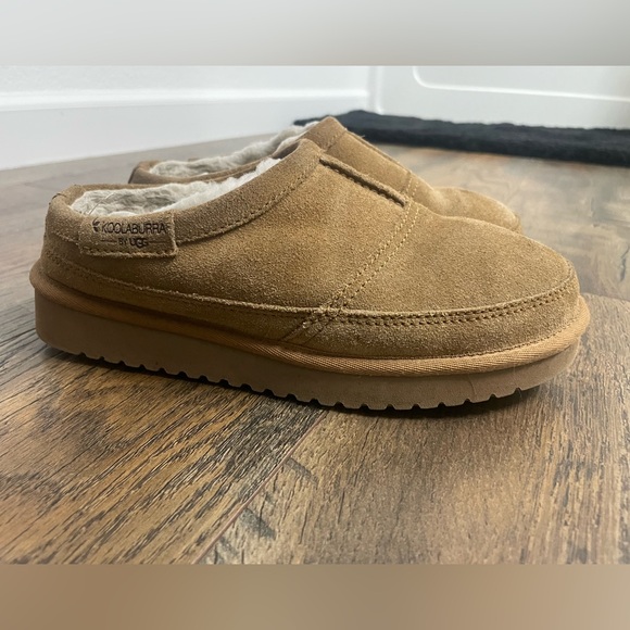 Koolaburra by UGG slippers slip on shoes mules size 5 brown suede - Picture 4 of 7